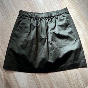 Madewell Dark Olive  Green Mini Skirt size XS